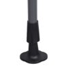 Manual Retractable Patio Awning UV Resistant Polyester Sun Shade & No Drill Installation - Gray - Image 4