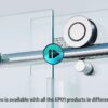 Semi-Frame Single Sliding Shower Door, 304 Stainless Steel, 5 / 16" (8Mm) Thick Sgcc Tempered Clear Glass - Chrome - Image 10