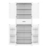 Bathroom Storage Cabinet With Multi Functional Storage Space, Drawer With Slide Rails, Adjustable Shelf - White - Image 14
