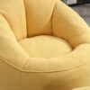 Bedding Bean Bag Sofa Chair High Pressure Foam Bean Bag Chair Adult Material With Padded Foam Padding Compressed Bean Bag With Footrest - Yellow - Image 8