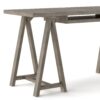 Sawhorse - Desk - Farmhouse Gray - Image 4