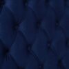 Brooklyn - King Tufted Panel Bed Headboard And Footboard Set - Navy Blue - Image 7