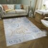 Nova - 5'3" X 7' Area Rug - White - Image 4
