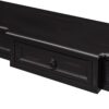 Console Table Sofa Table With Drawers For Entryway With Projecting Drawers And Long Shelf - Espresso - Image 14