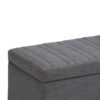 Darcy - Storage Ottoman Bench - Slate Gray - Image 7