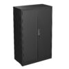 Metal Storage Cabinet With Locking Doors And Adjustable Shelf, Folding Filing Storage Cabinet, Folding Storage Locker Cabinet For Home Office, School, Garage - Black - Image 22