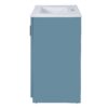 Bathroom Vanity With Ceramic Sink Combo, Frame Bathroom Storage Cabinet, Freestanding Vanity Set With 3 Drawers & Soft Closing Doors - Indigo - Image 19