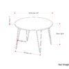 Hunter - Round Dining Table - Natural - Image 7