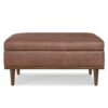 Shiloh - Multifunctional Square Storage Ottoman - Brown - Image 2