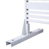 Outdoor & Indoor Freestanding Metal Privacy Screen, Decorative Privacy Fence Panels - White - Image 9