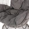 Berkshire - Outdoor Wicker Swivel Egg Chair With Water Resistant Cushions - Gray - Image 11