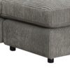 Tavia - Reversible Sectional Sofa With 6 Pillows - Gray - Image 6