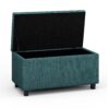 Cosmopolitan - Storage Ottoman - Teal - Image 8