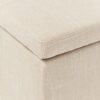 Glouster - Contemporary Storage Ottoman - Light Beige - Image 14