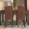 Acadian - Parson Dining Chair (Set of 2) - Distressed Saddle Brown - Image 6