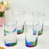 Leading Ware Oval Halo Acrylic Glasses Drinking, 15Oz (Set of 4) Hi Ball, Bpa Free - Clear - Image 3
