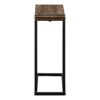 Accent Table, C - Shaped, Stylish Modern - Brown - Image 3