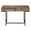Computer Desk For Home Office, Laptop, Storage Drawers, Contemporary Versatile Placement - Brown - Image 4