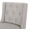 Vienna - Contemporary Tufted Wingback Counter Stools, (Set of 2) - Light Gray / Natural - Image 13