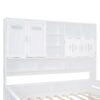 Twin Size Daybed With 2 Drawers And All In One Cabinet And Shelf - White - Image 14