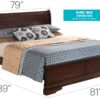 King Bed Elegant Traditional - Cappuccino - Image 2