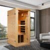 Single Person Far Infrared Sauna Room - Natural - Image 2