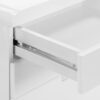 File Cabinet, Rolling Mobile, Storage Drawers, Printer Stand, Office, Work, Glossy Contemporary, Modern - White - Image 9