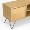 Hunter - TV Media Stand - Oak Veneer - Image 7