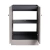 Contemporary Freestanding Bathroom Vanity With 2 Soft Close Cabinet Doors, Excluding Sink - Khaki - Image 11
