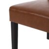 Broxton - Tuft Dining Rolltop Chair (Set of 2), Contemporary Design - Light Brown - Image 12