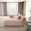 Audrey - U Shape Corner Sofa - Peach - Image 4