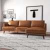 Lore - Right Facing L-Shaped Sectional - Tan - Image 5