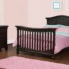 Glendale - 4 In 1 Convertible Crib - Charcoal Brown - Image 9