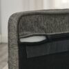 Modern Style Elegant Rectangle Pet Bed For Small And Medium Dogs, Durable Elevated Dog Sofa - Dark Gray - Image 10