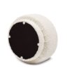 Fuji - Mushroom Footstool Ottoman - Ivory White - Image 3