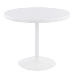 Dakota - Industrial Dining Table - White