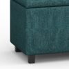 Cosmopolitan - Storage Ottoman - Teal - Image 6