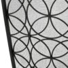 Thayer - Single Panel Iron Fireplace Screen With Geometric Pattern - Black - Image 9