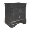 Shaker - Crocodile Metallic Nightstand - Gray - Image 3