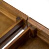 Industrial Style Storage Desk With Acacia Wood Top And Metal Legs - Oak - Image 12