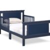 Connelly - Reversible Panel Toddler Bed - Midnight Blue / Vintage Walnut - Image 8