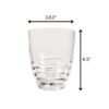 Leading Ware Swirl Acrylic Drinking Glasses (Set of 4), 15Oz, Bpa Free, Durable Plastic - Clear - Image 3