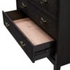 5 Drawer Chest Ample Storage - Peppercorn - Image 5