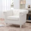 1 Seater Sofa - White - Image 2