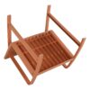 2 Piece Indoor / Outdoor Furniture Set (1 Chair And 1 Coffee Table), UV Resistant, Waterproof And Durable - Apricot Brown - Image 10
