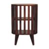 Ariella - Double Shelf Bedside Table - Chestnut - Image 9