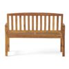 Farmhouse Style Outdoor Bench - Teak Acacia Wood - Image 11