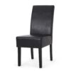 Contemporary Dining Chair (Set of 2) With Rubberwood Legs - Black - Image 9