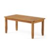 Peyton - Outdoor Loveseat And Coffee Table Set With Water Resistant Cushions - Teak - Image 9