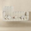 Beatrice - Modern Tufted Right Sectional Sofa - Ivory - Image 6